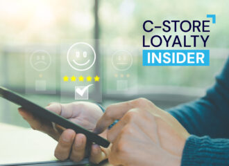 C-Store Loyalty Insider man rating program on mobile phone