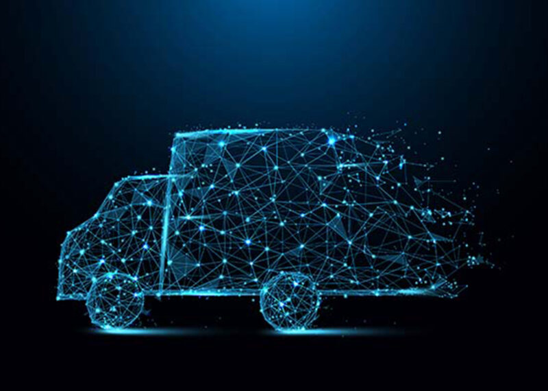 Digital logistics fleet truck