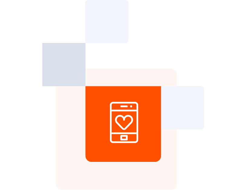 Brand engagement loyalty statistical graphic icon.