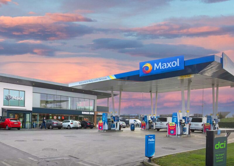 Maxol forecourt, gas station