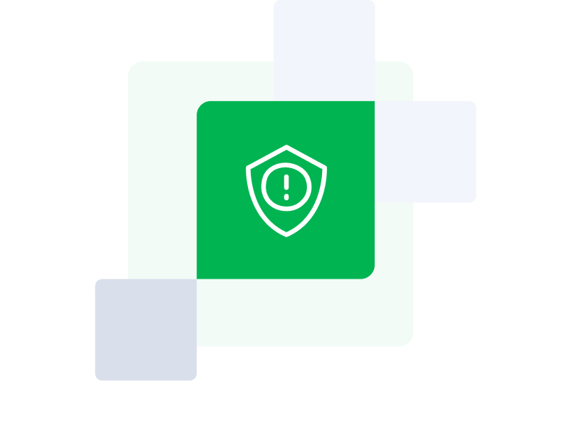 Person with globe icon with green background