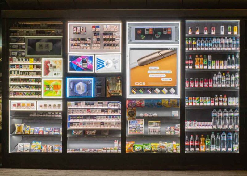 Tobacco Display Shelf