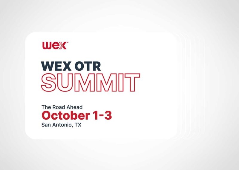 WEX OTR Summit 2025: The Road Ahead, October 1–3 in San Antonio, TX