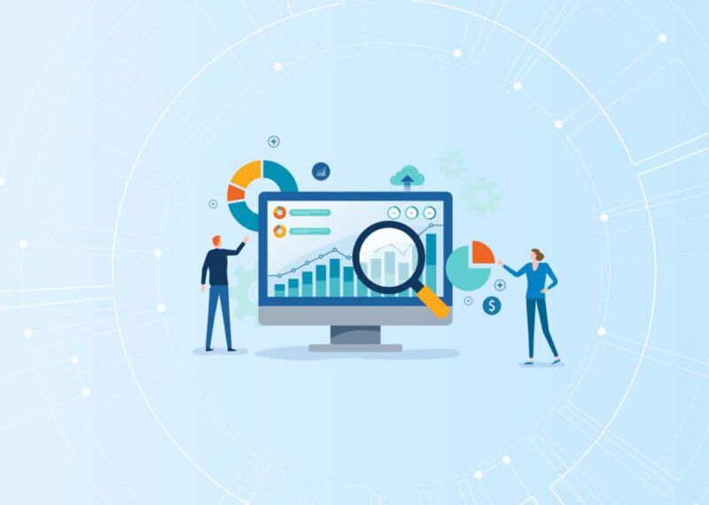 Visual representation of using data as a strategic asset